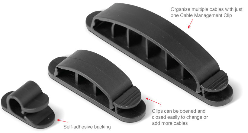 Gobernador Retirado creciendo cable-management-clips