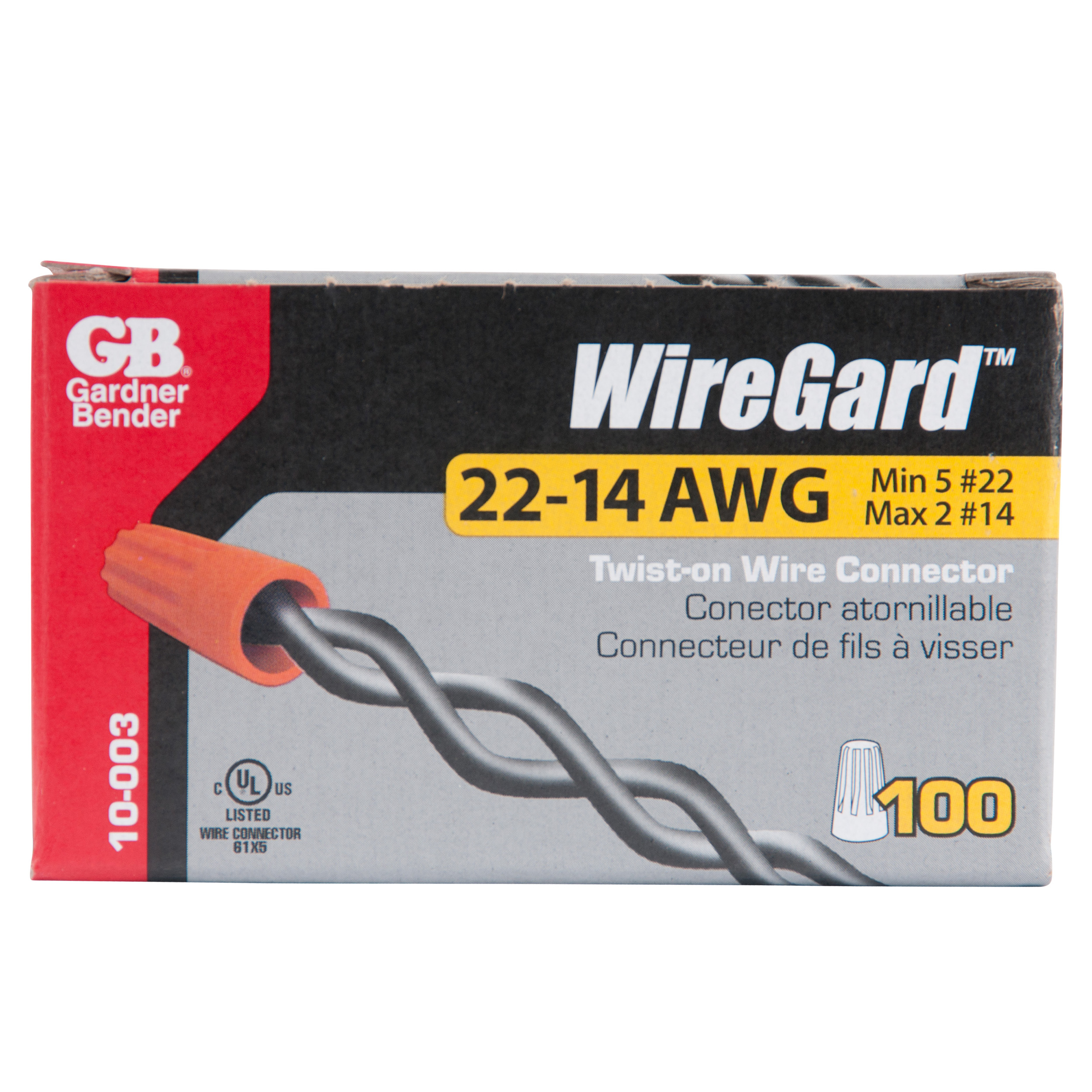 WireGard High Performance Twist-on Wire Connector, Orange