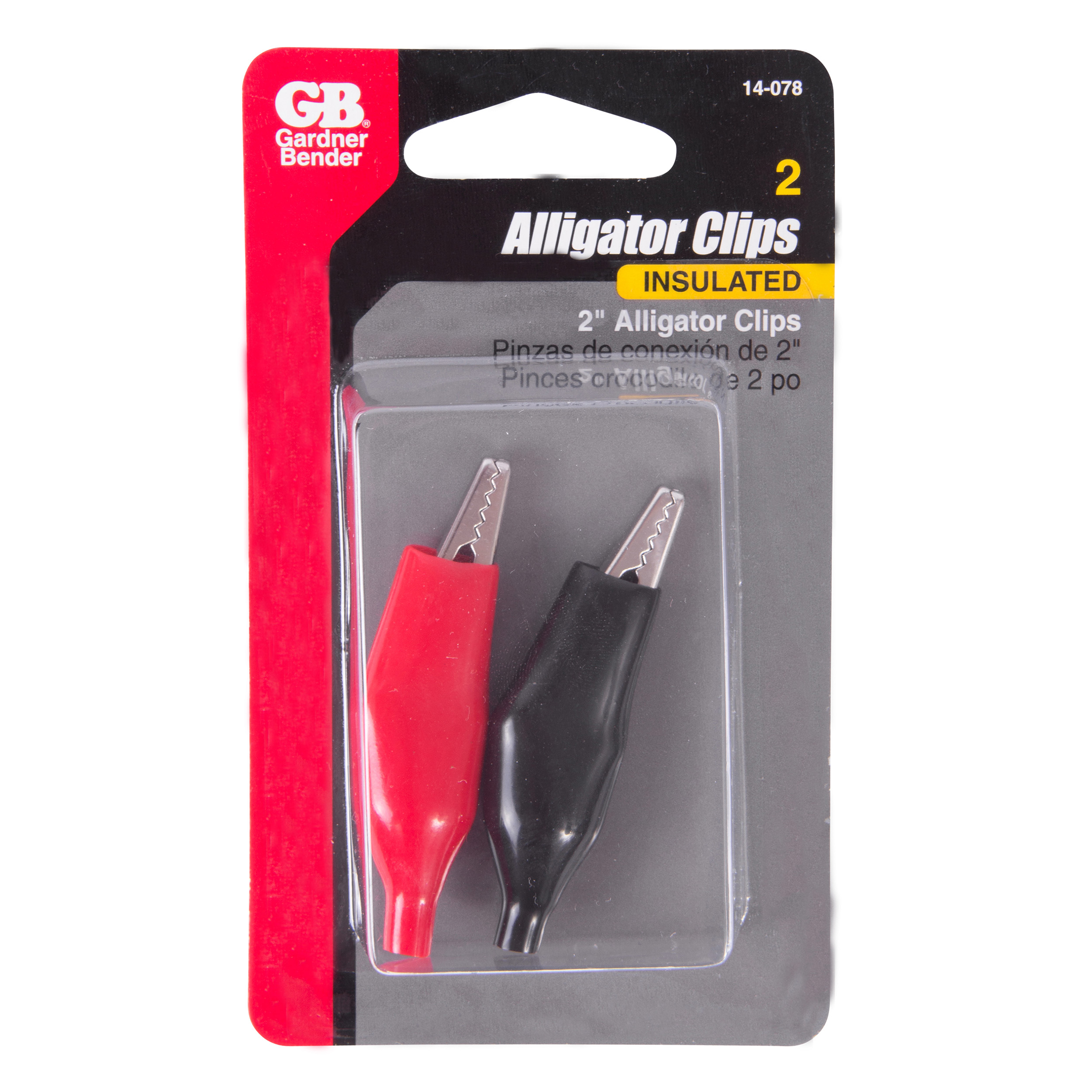 Gardner Bender 14-078 2PK Fully Insul Clip 2-Inch Black 