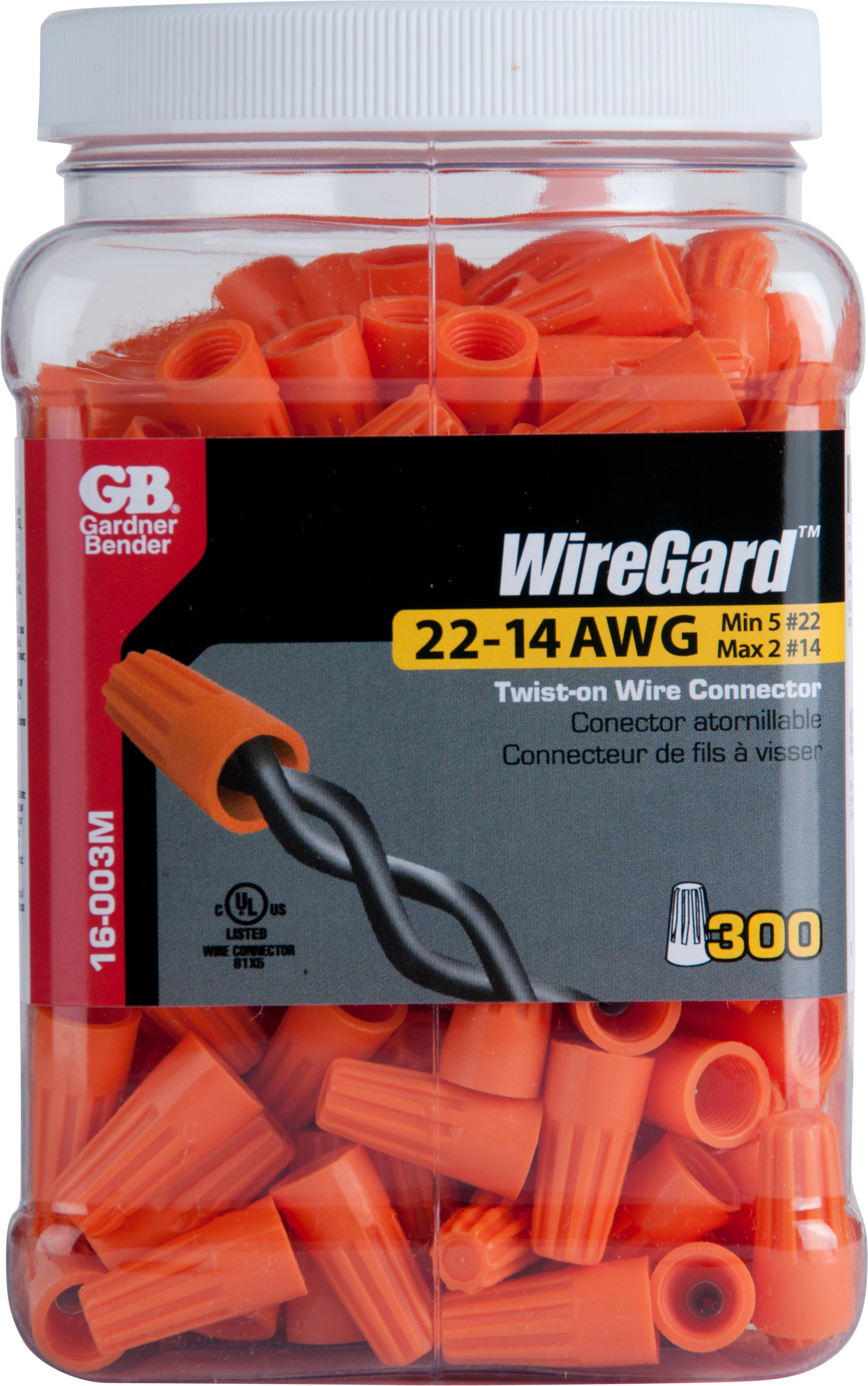 WireGard Orange, GB-3, Medium Jar; 300/Jar