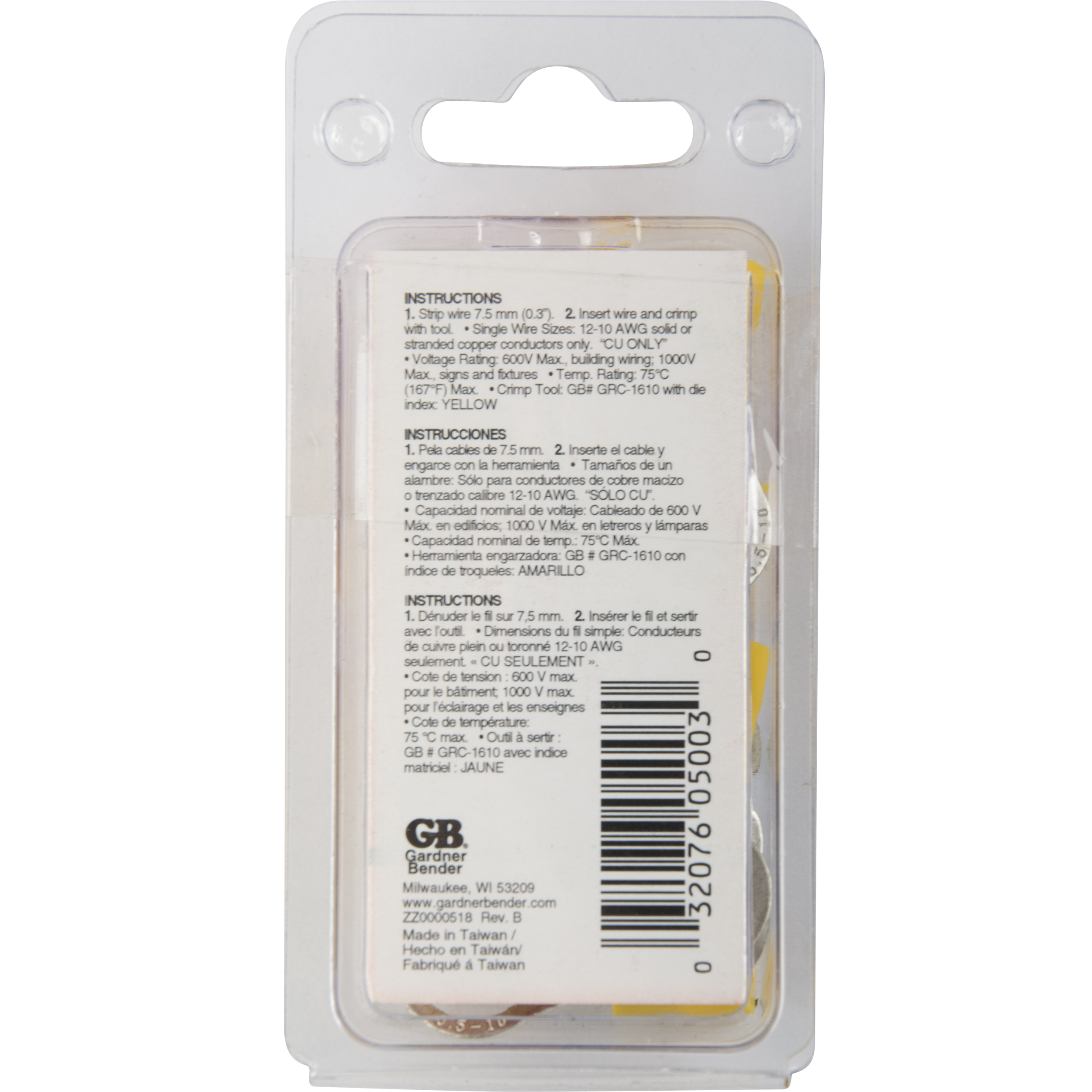 Gardner Bender 20-105 17PK12-1/4Ring Terminal Blue mon0000000555 Gardner Bender 20-105 17PK12-1/4Ring Terminal Blue mon0000000555