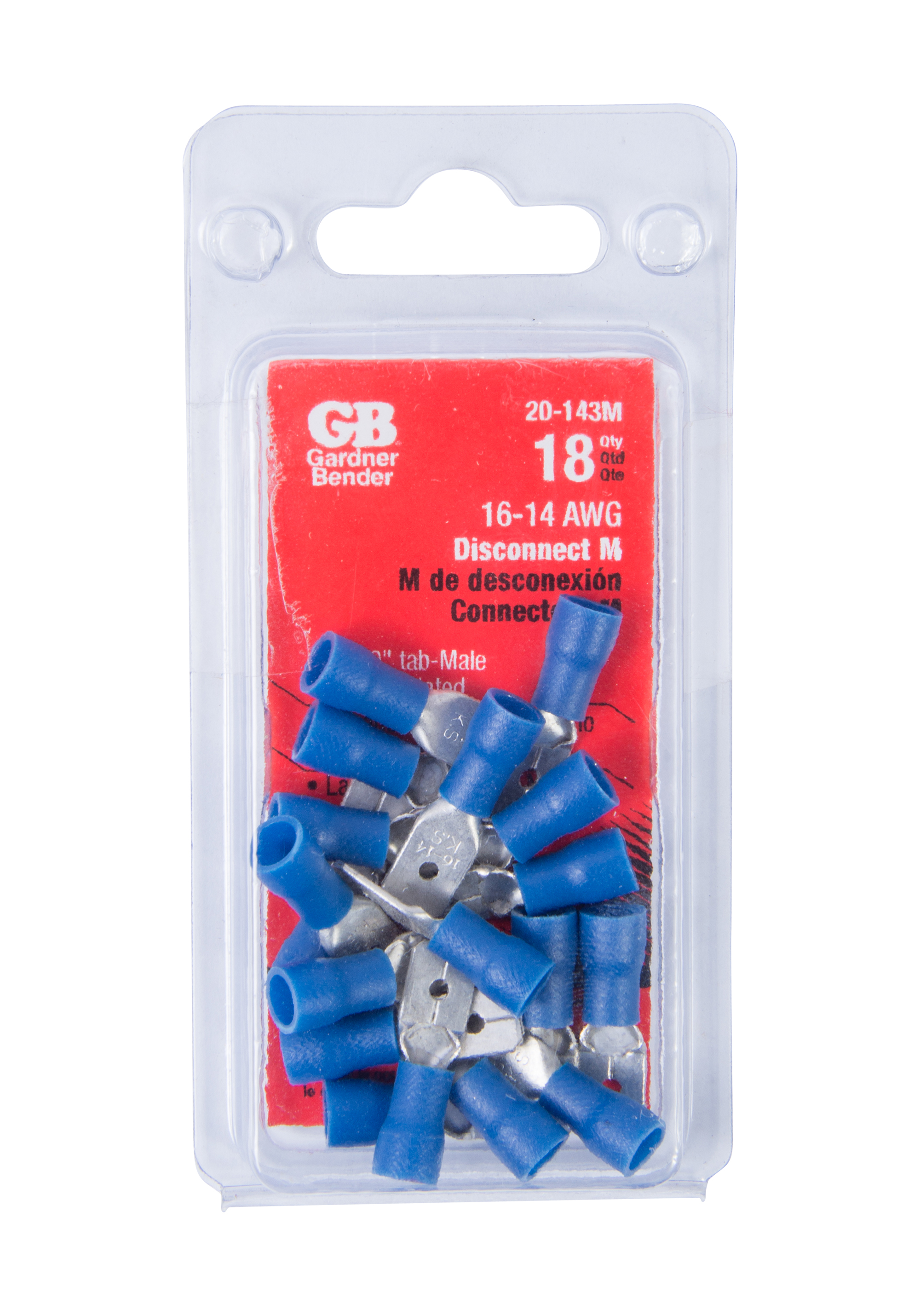 16-#14 AWG (2 mm²) Vinyl-Insulated Disconnect (0.25