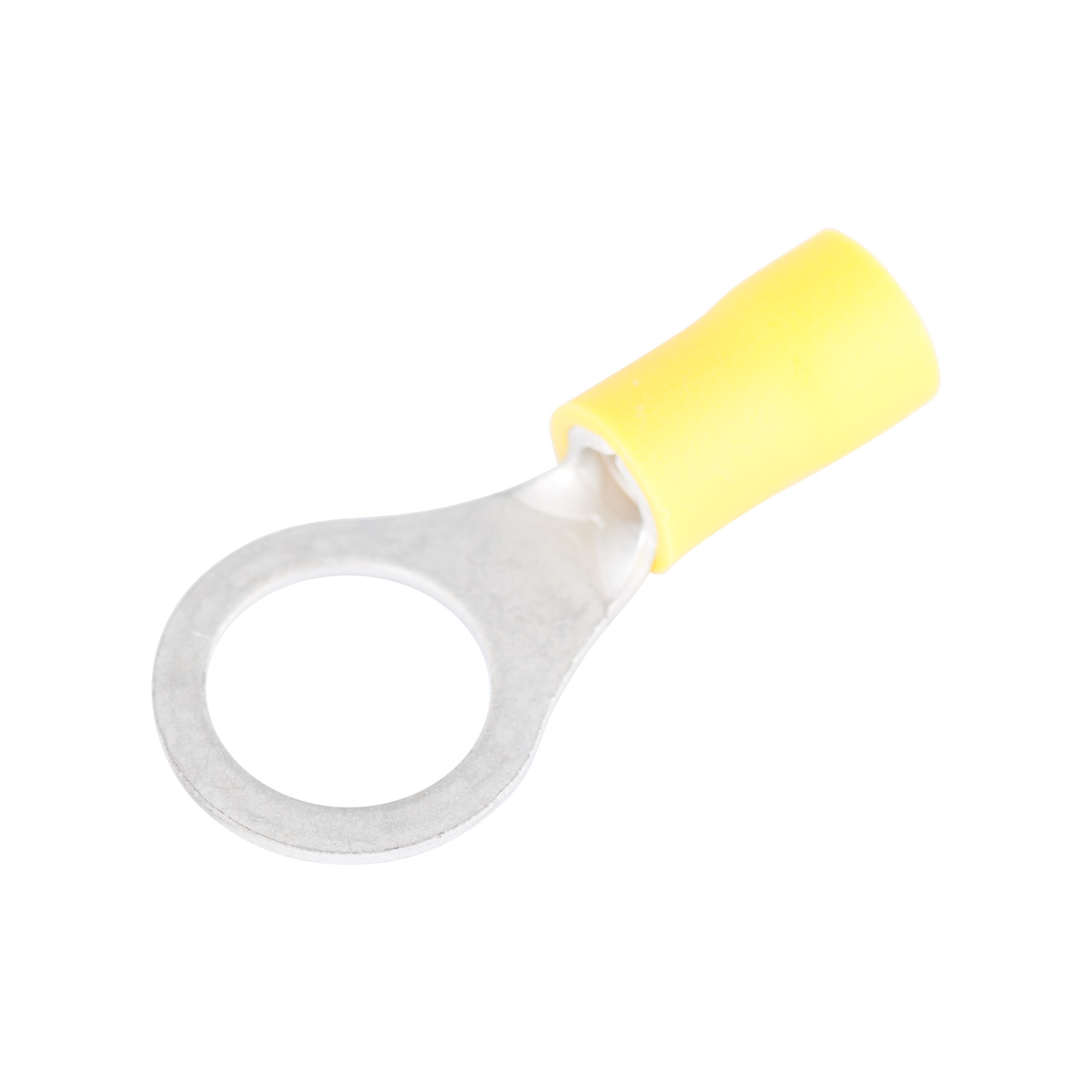 12-#10 AWG (5 mm²) Vinyl-Insulated Ring Terminals (7/16