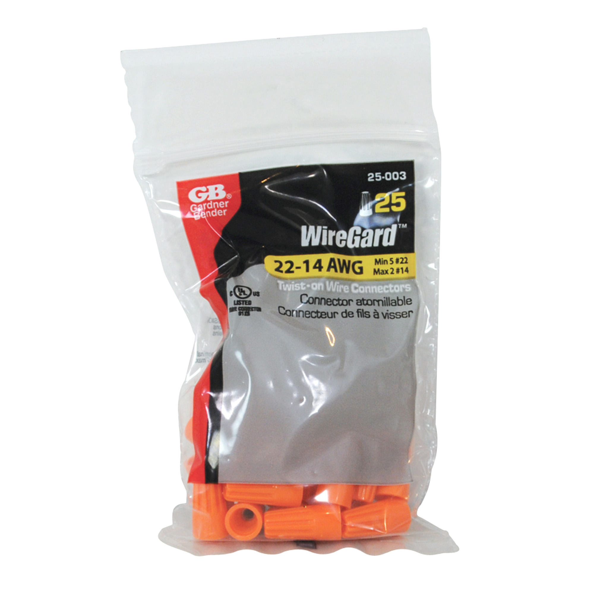 WireGard High Performance Twist-on Wire Connector, Orange