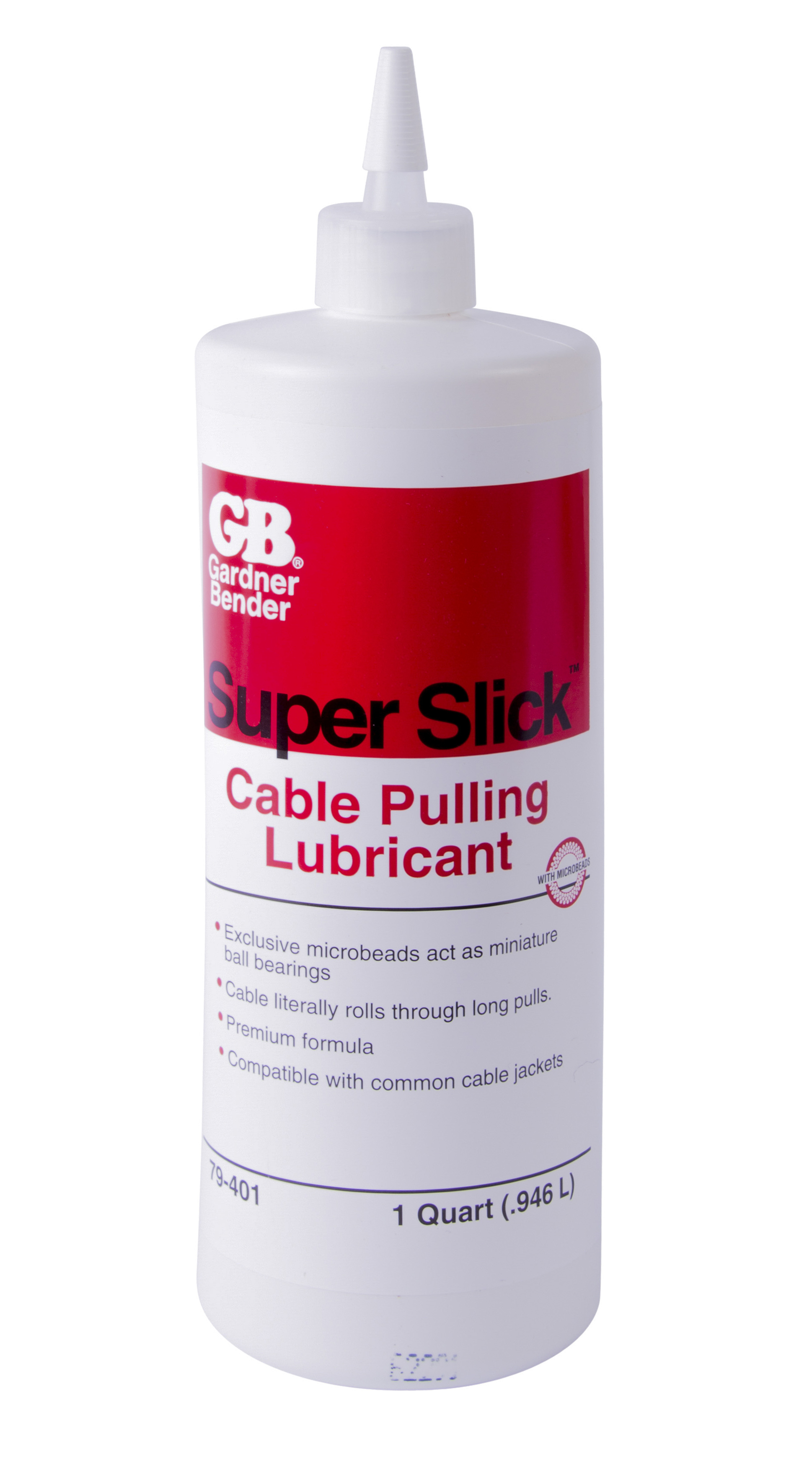 Super-Slick Cable-Pulling Lubricant, Micro Beads Protect