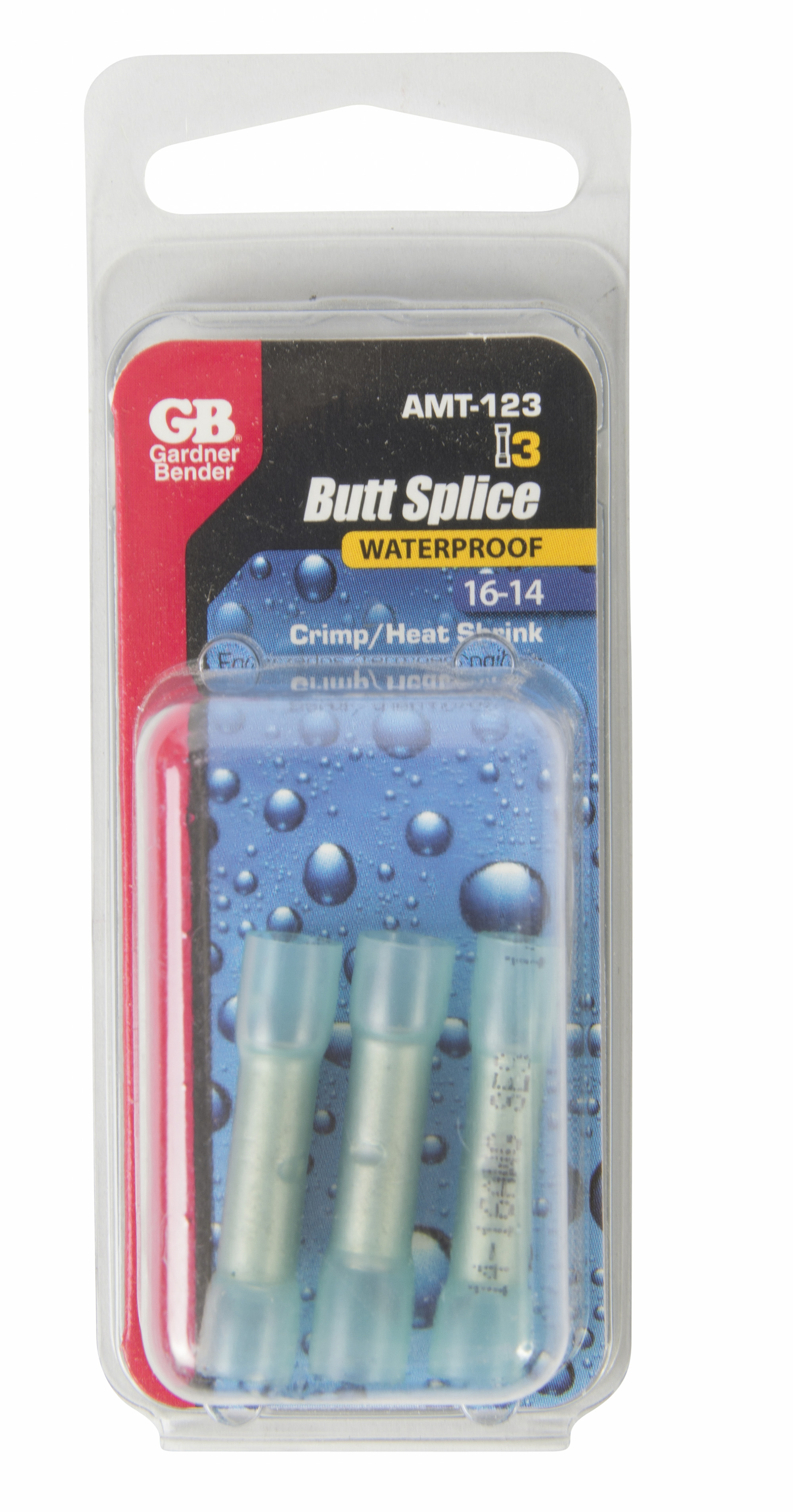 Splice Butt Heat Shrink Adhesive lined Transparent 16-14 AWG