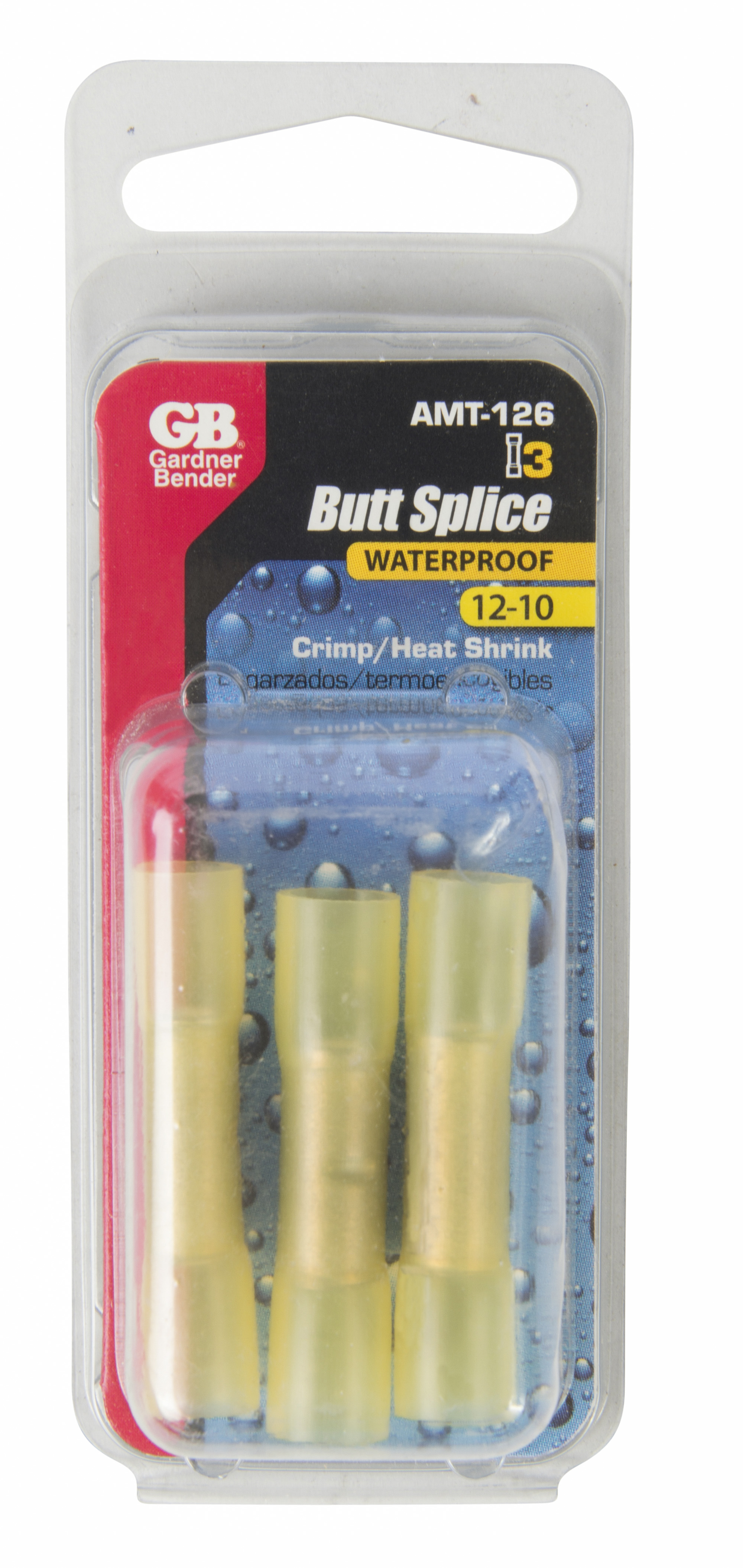 Splice Butt Heat Shrink Adhesive lined Transparent 12-10 AWG