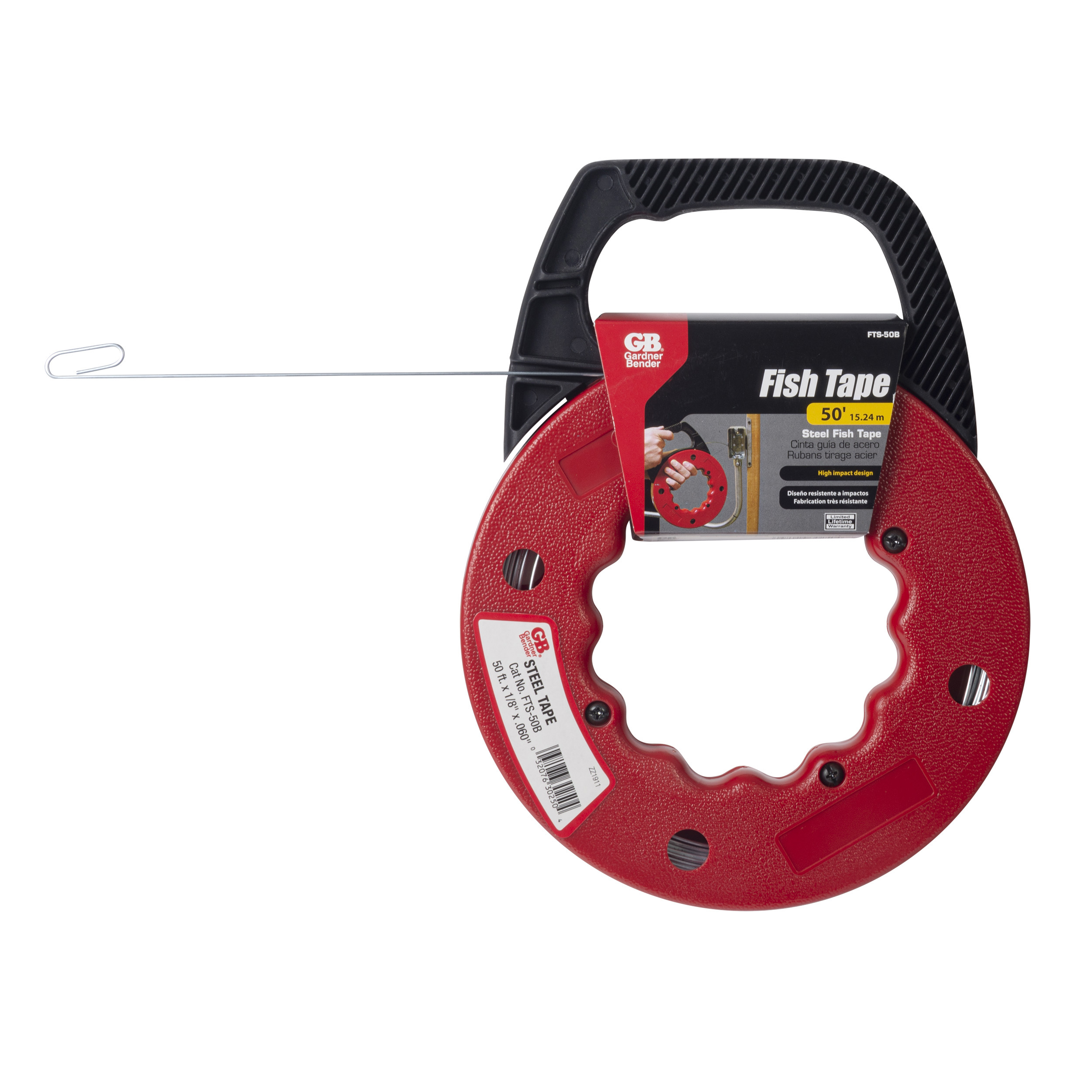 Deluxe Fish Tape, 50' x 1/8" x 0.060"