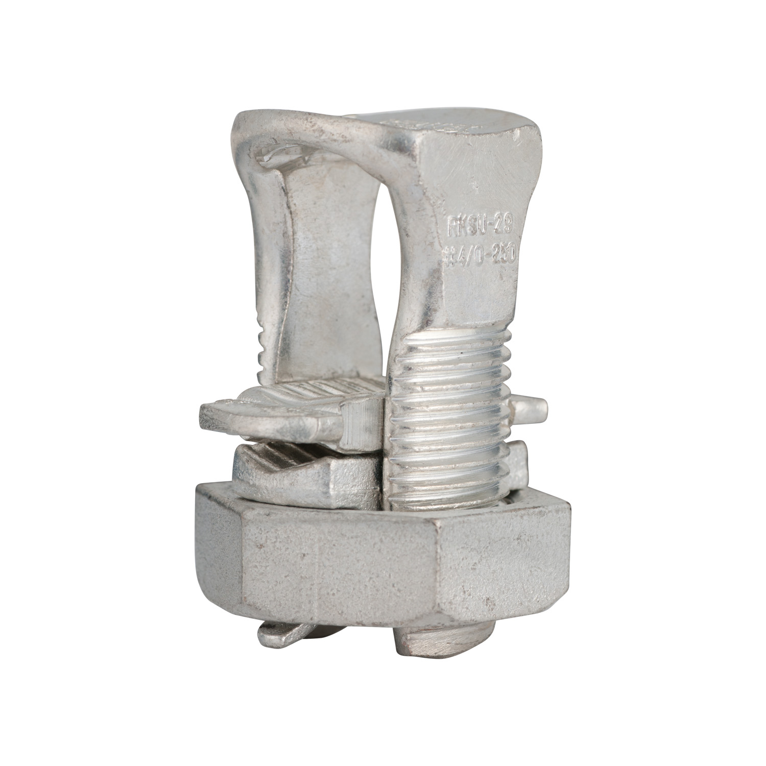 6-#0000 AWG Solid Aluminum Split Bolt Connector