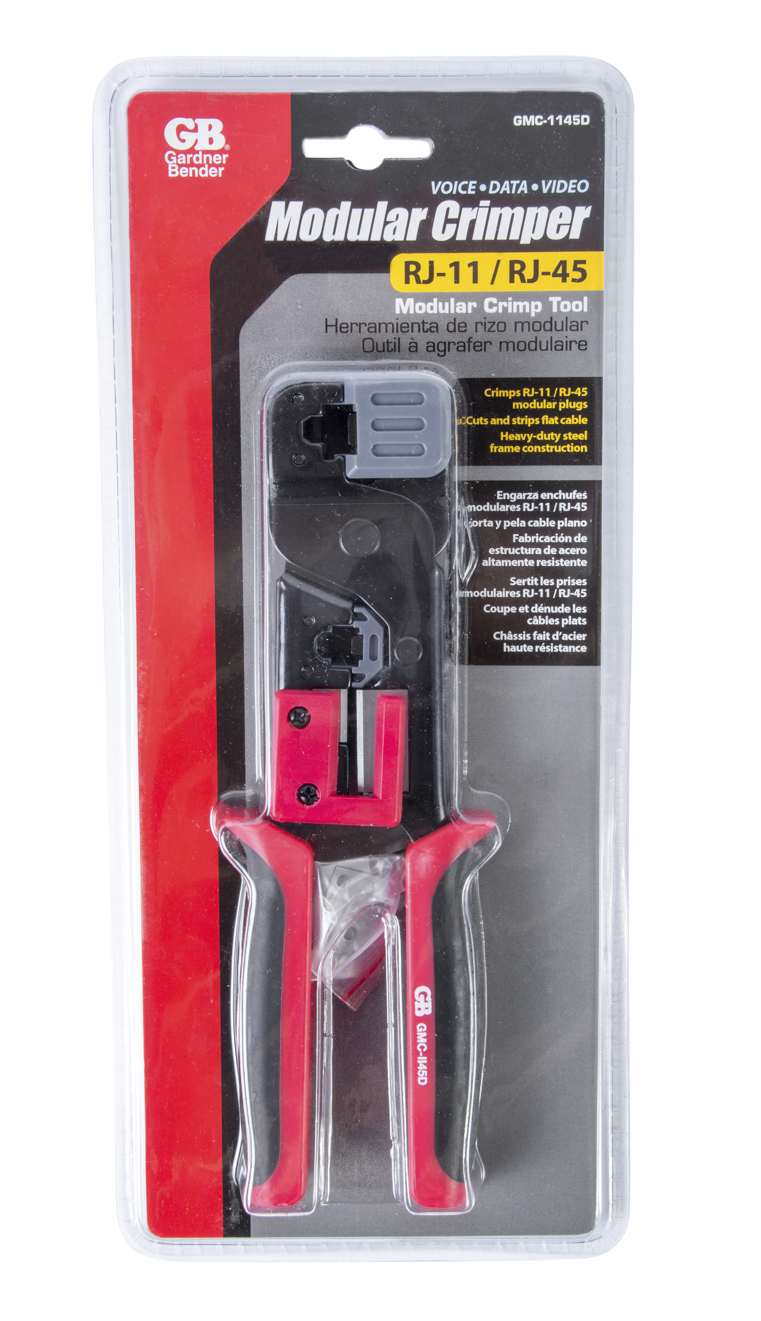Premium Metal Telephone Modular Plug Crimp Tool, RJ-11 and Premium Metal Telephone Modular Plug Crimp Tool, RJ-11 and