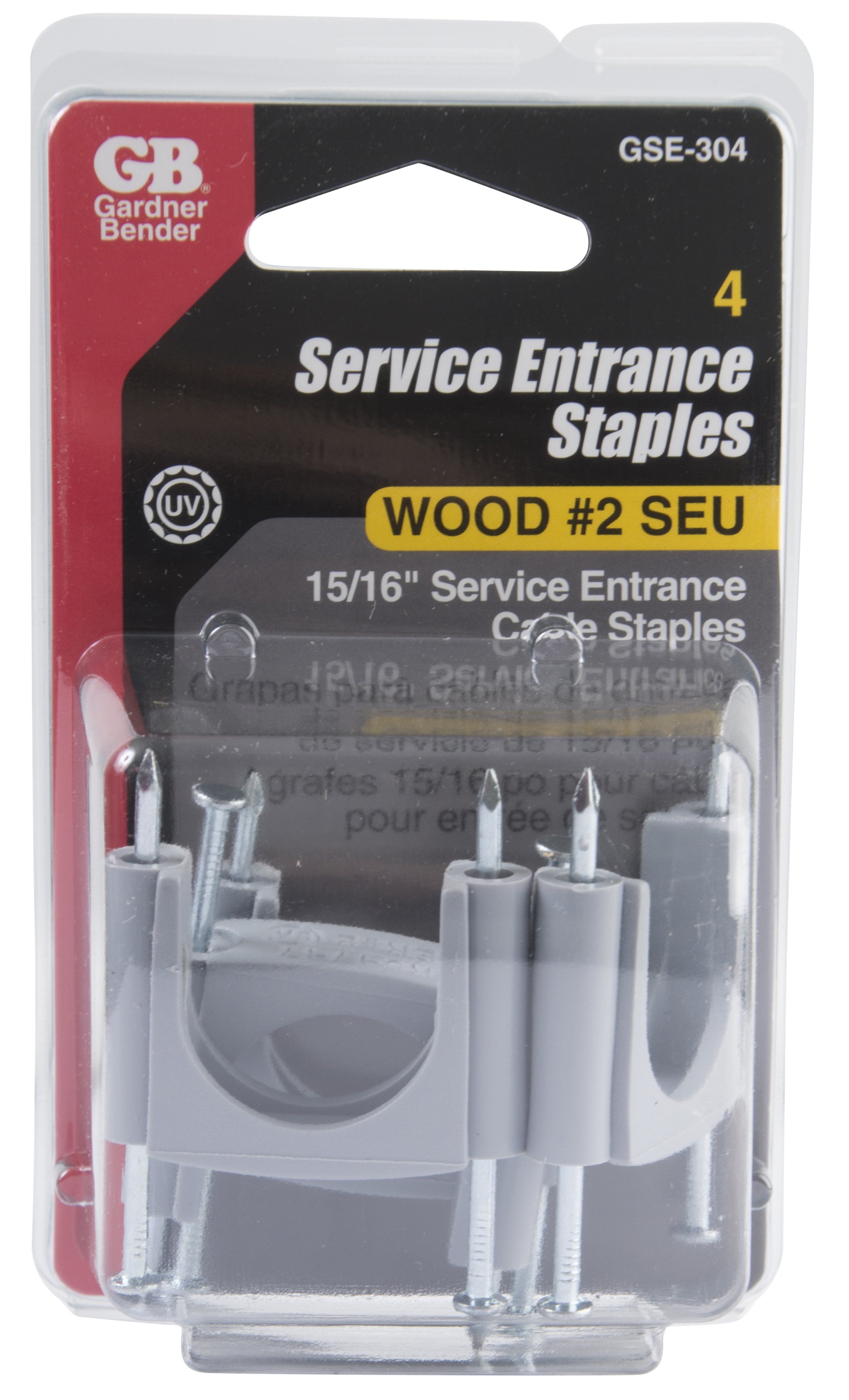 その他 sengerec Gray Plastic Service Entrance Cable Straps for #2 SER Cable