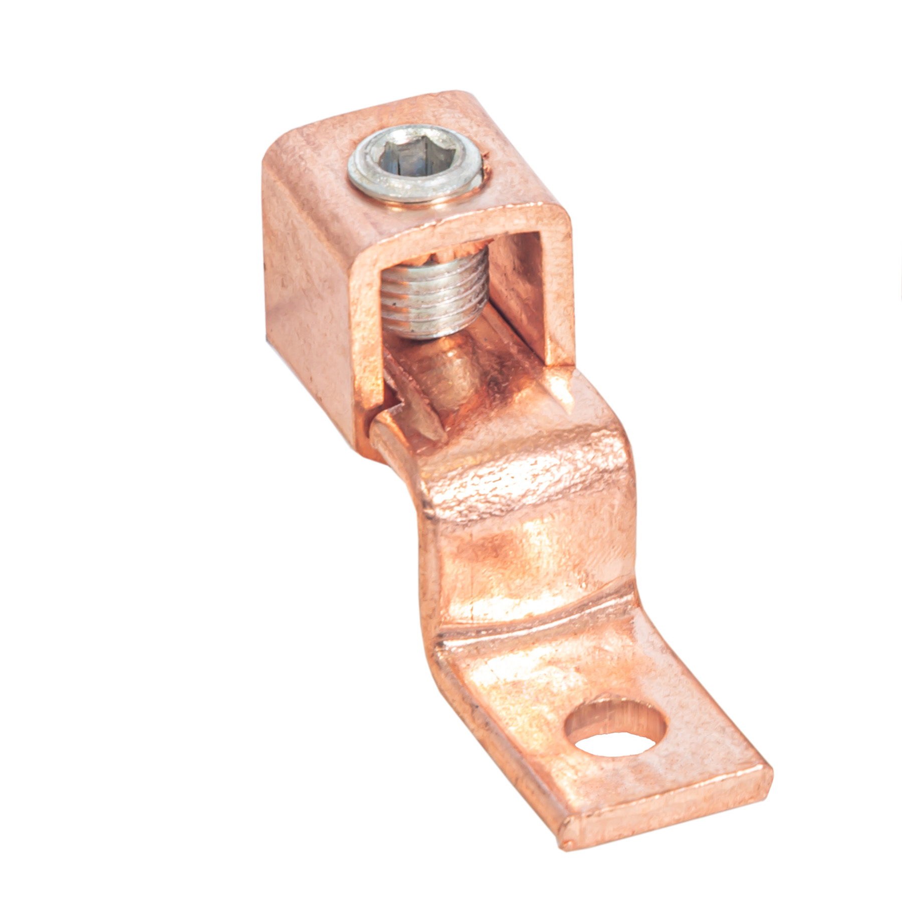 Lug Mechanical Copper 1/4" Stud 81/0 AWG
