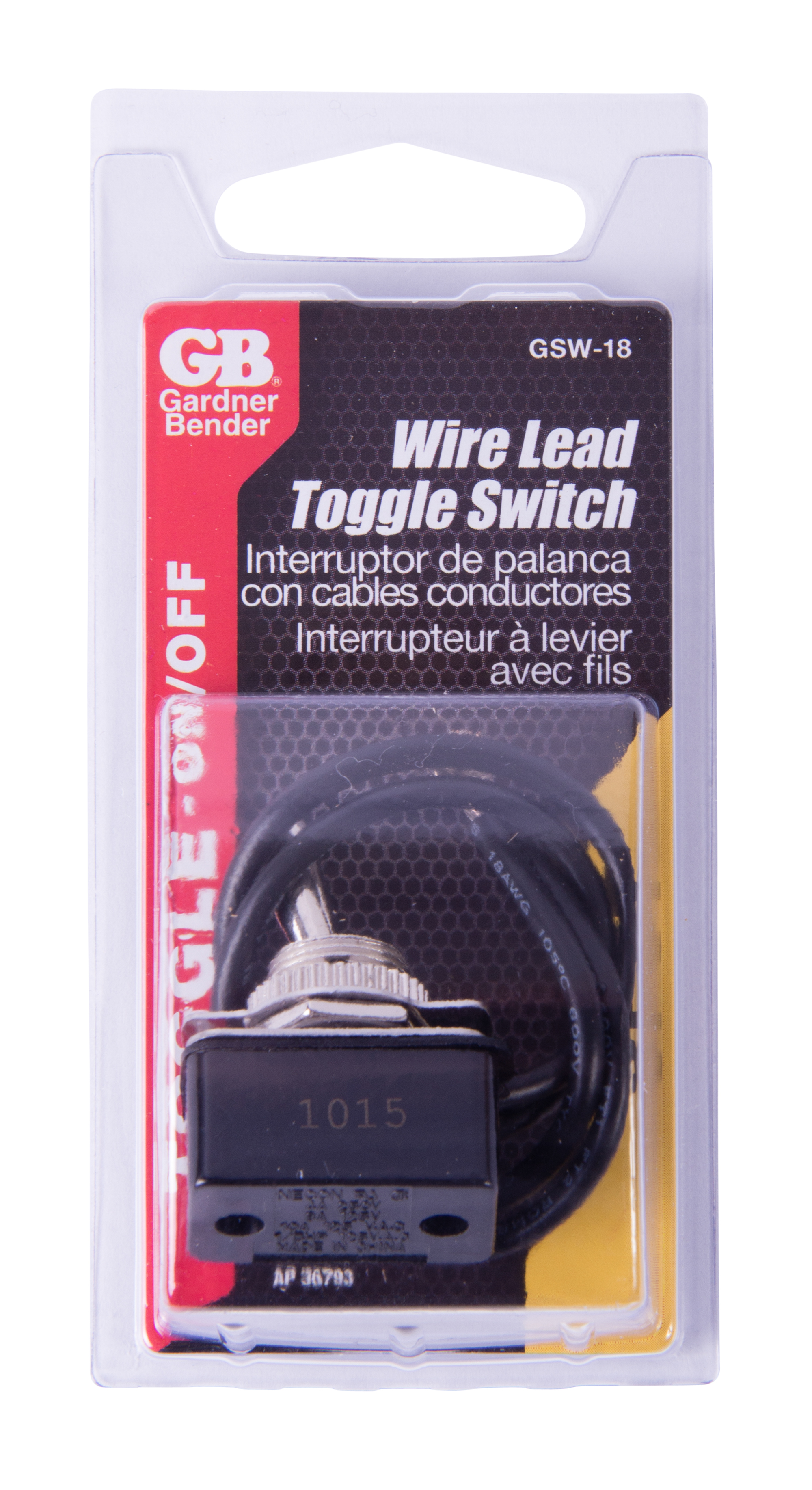 Details about   Gardner Bender GSW-110 Electrical Toggle Switch SPST ON-OFF 20 A/125V AC 