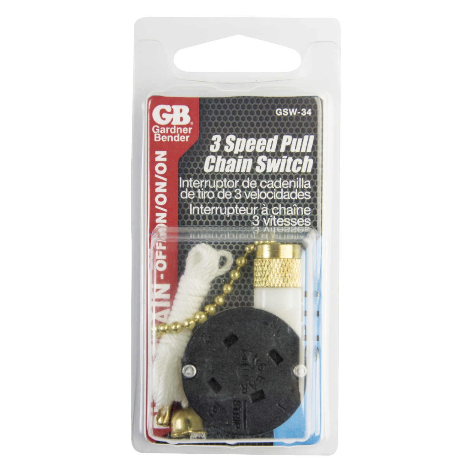 Pull Chain 2 Speed Switch 01727 