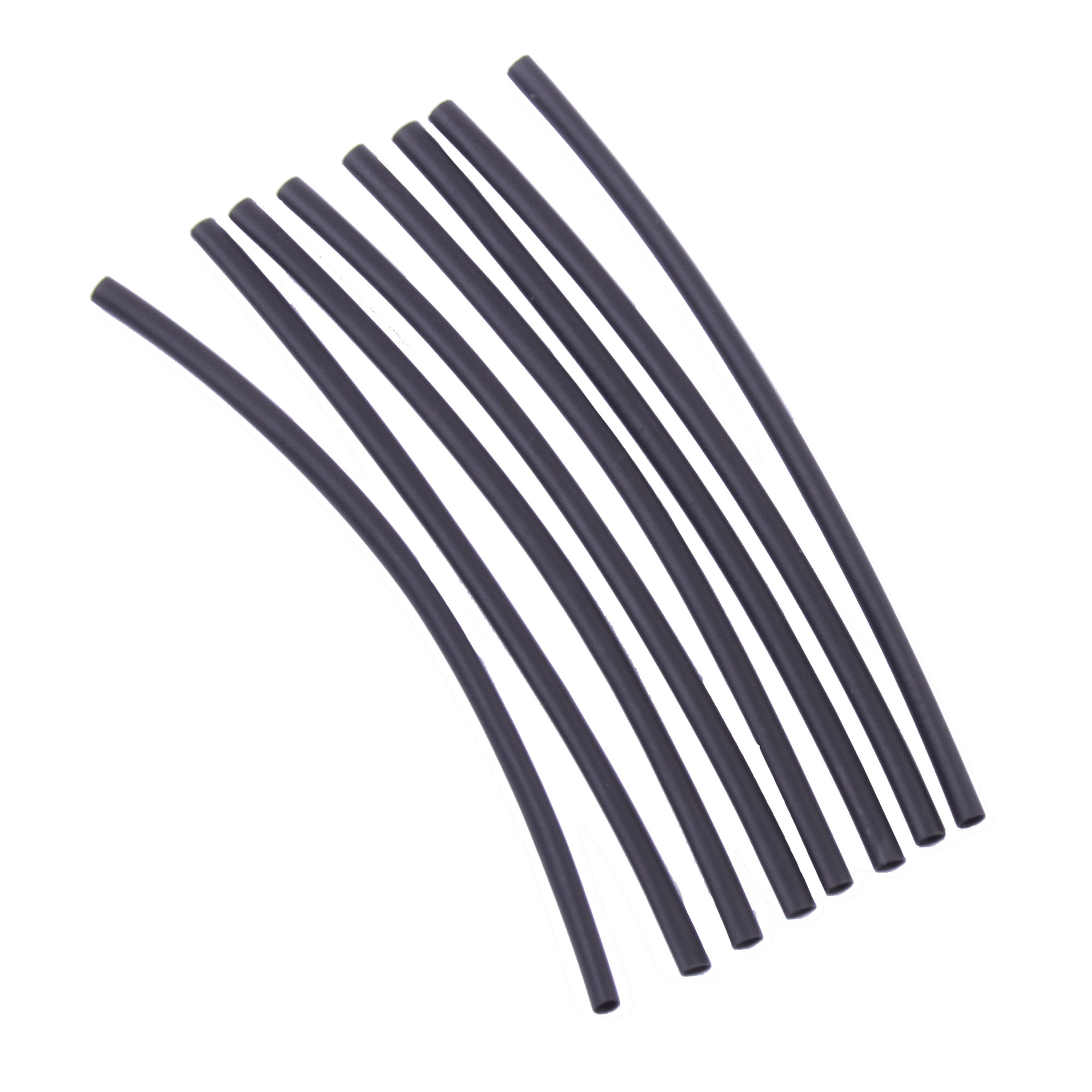 3/32 in. Black Polyolefin Heat Shrink Tubing (8Pack)