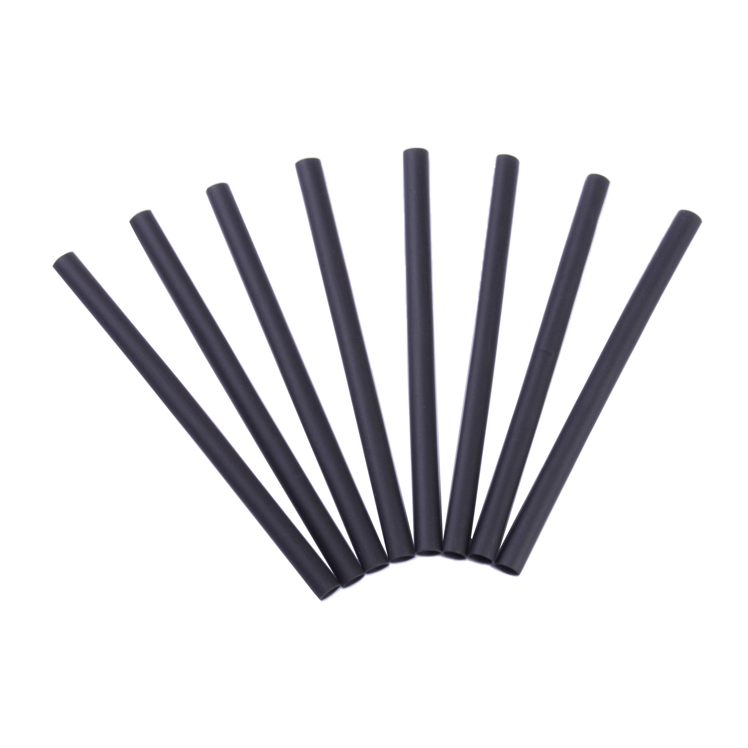 3/32 in. Black Polyolefin Heat Shrink Tubing (8-Pack)