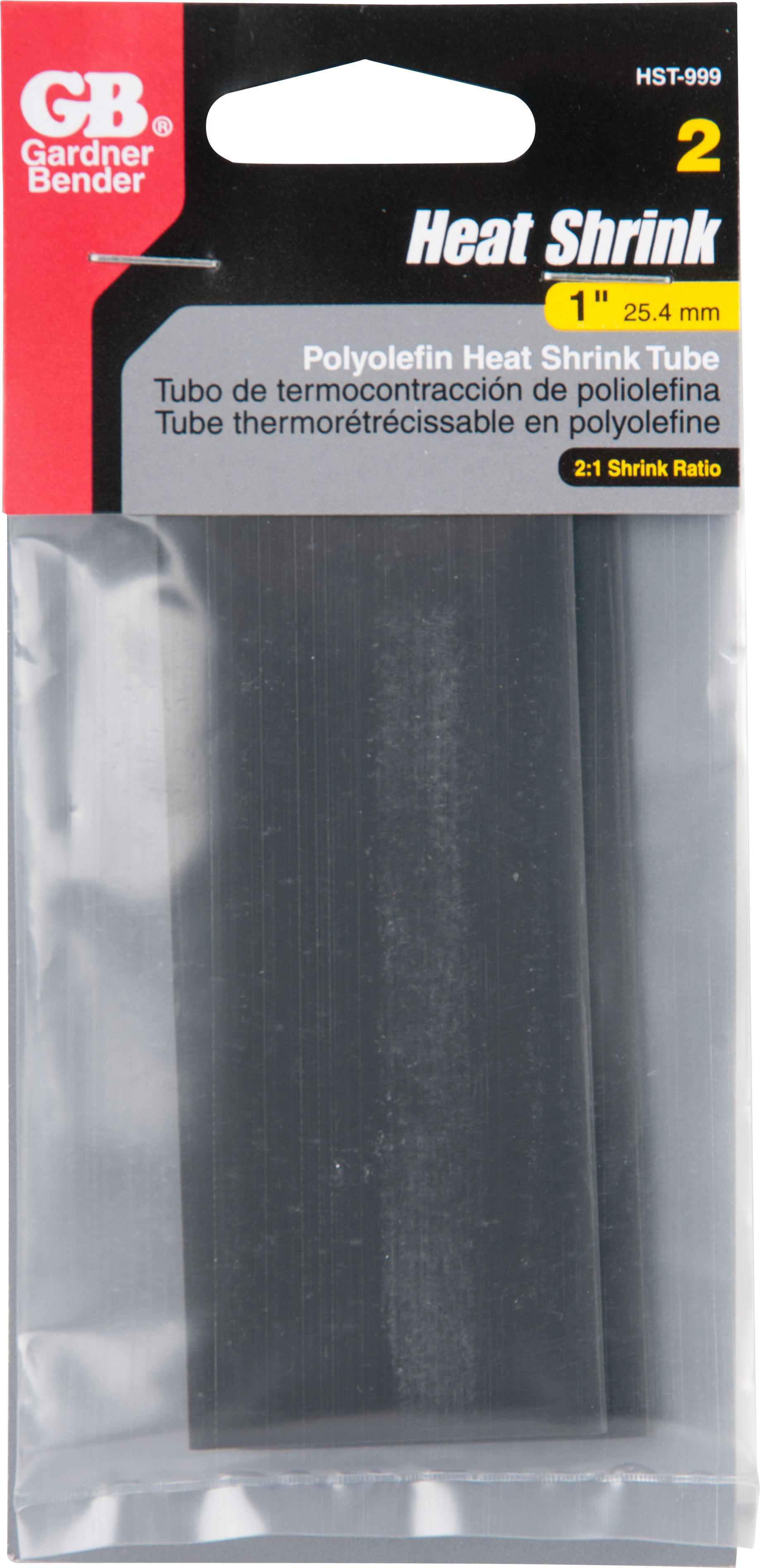 Heat Shrink Tubing, 1 In., Polyolefin
