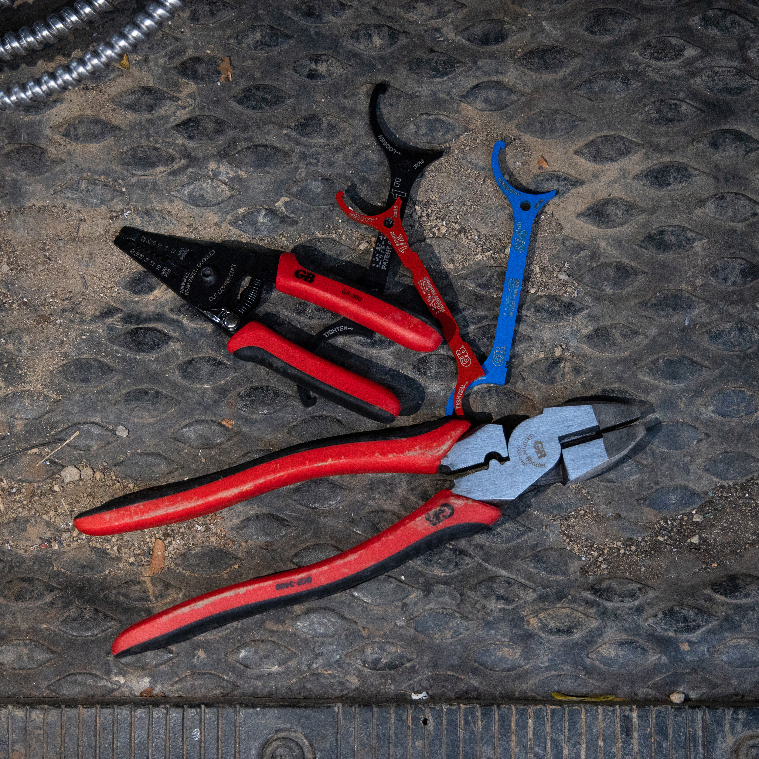 3 Piece Locknut Wrench Kit