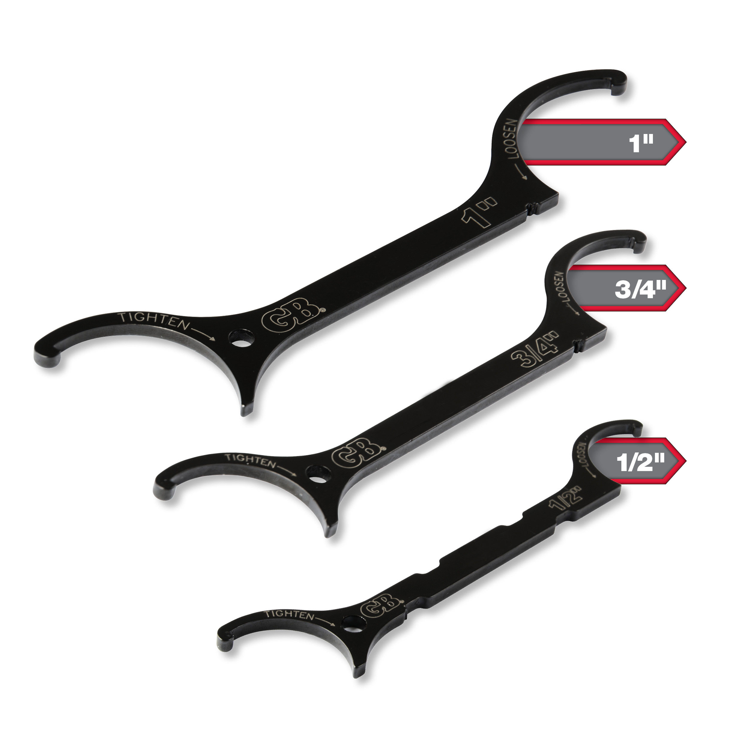 Locknut Wrench Kit includes one each 1/2 in. and 3/4 in.