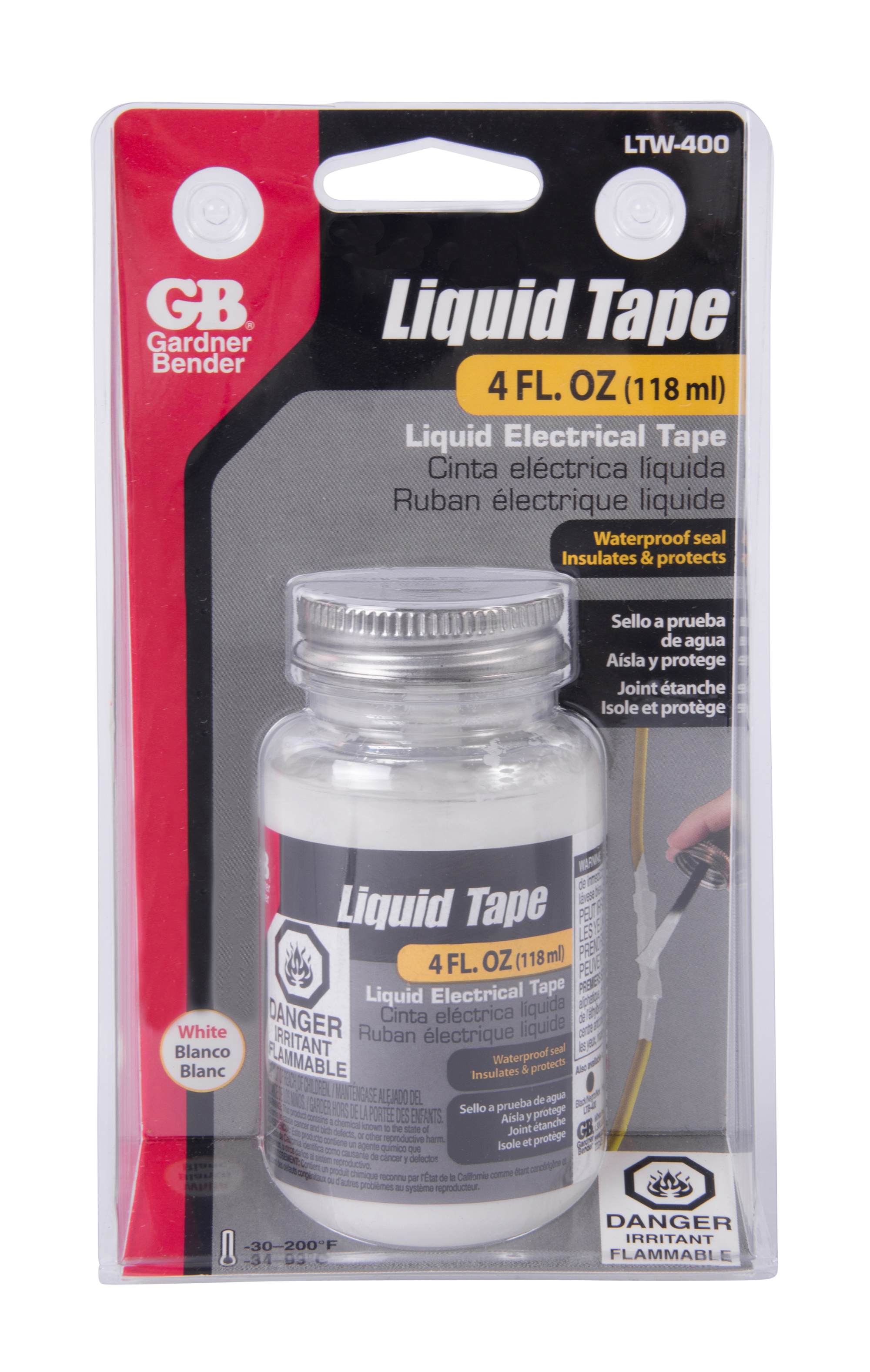Liquid Electrical Tape, Waterproof Seal, All Indoor/Outdoor Uses