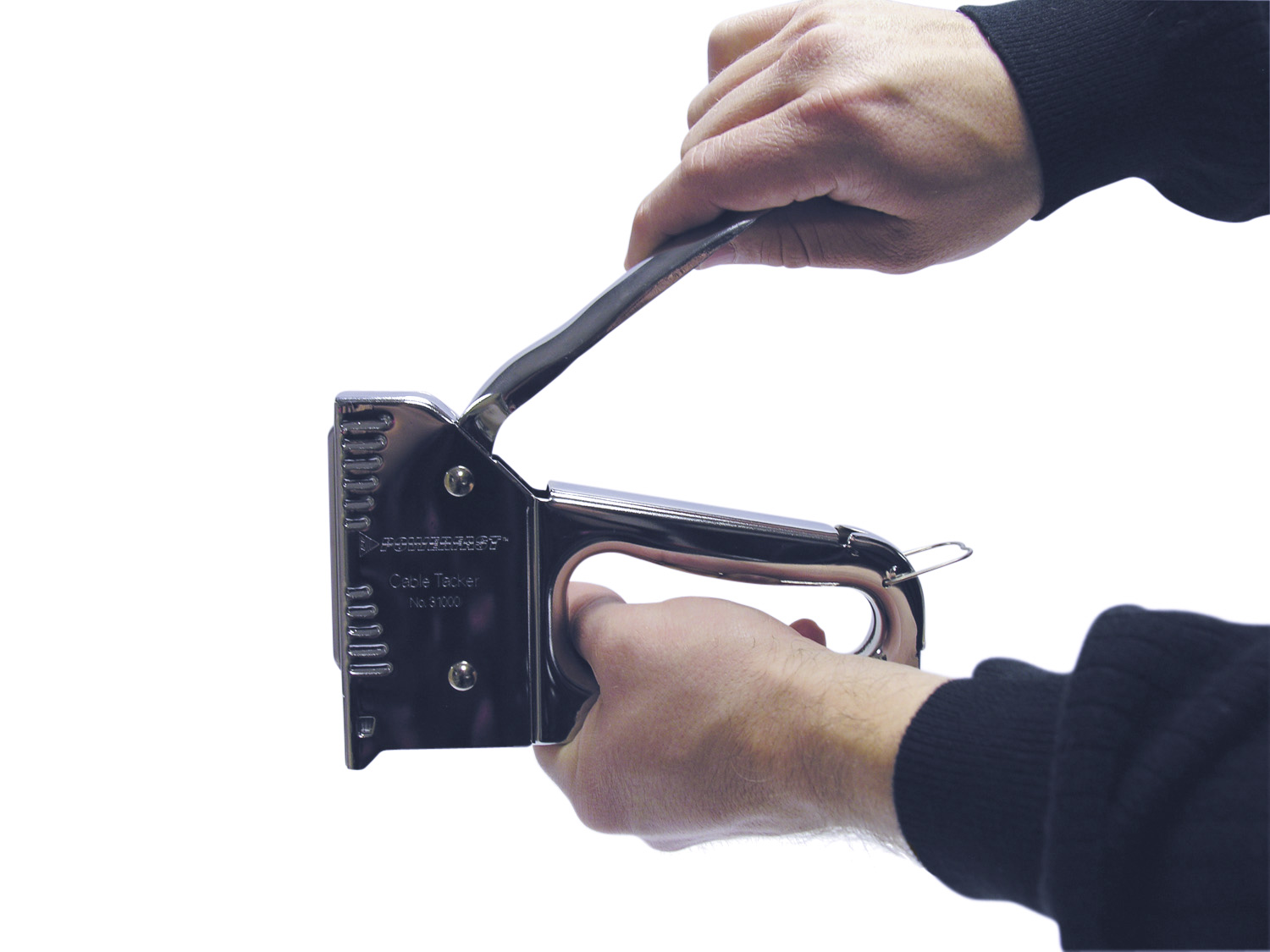 LowVolt Wire Staple Gun, Heavy Duty, Stainless Steel, (1Pack)