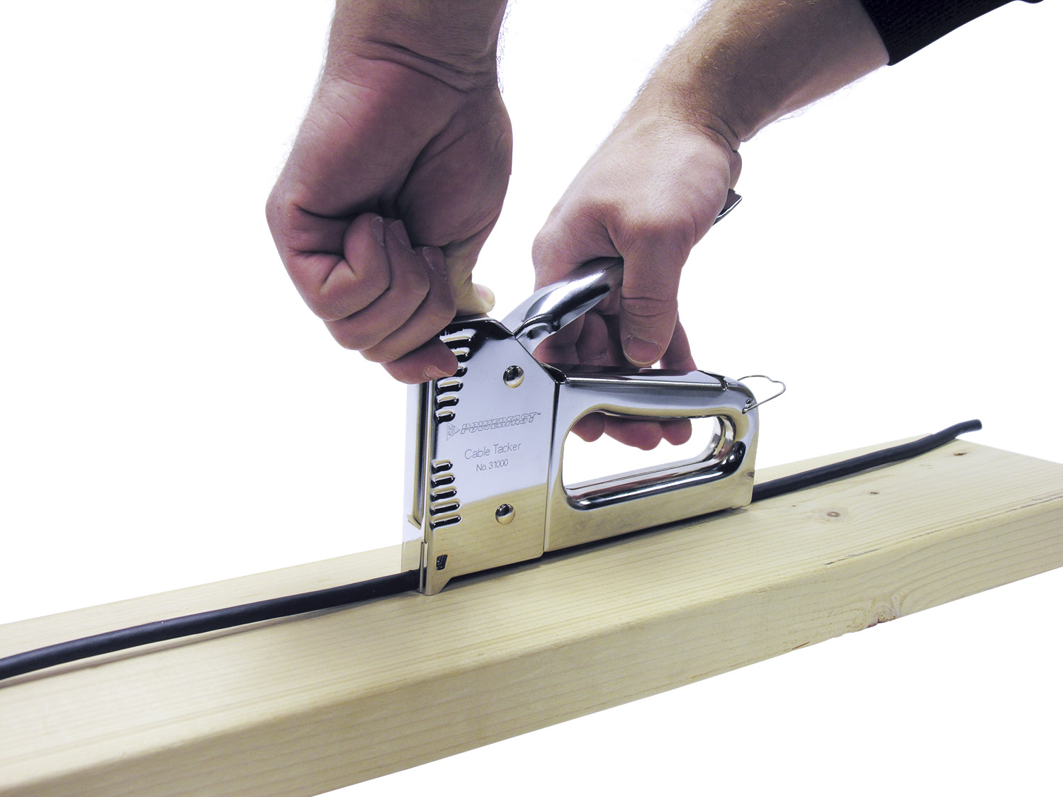 LowVolt Wire Staple Gun, Heavy Duty, Stainless Steel, (1Pack)