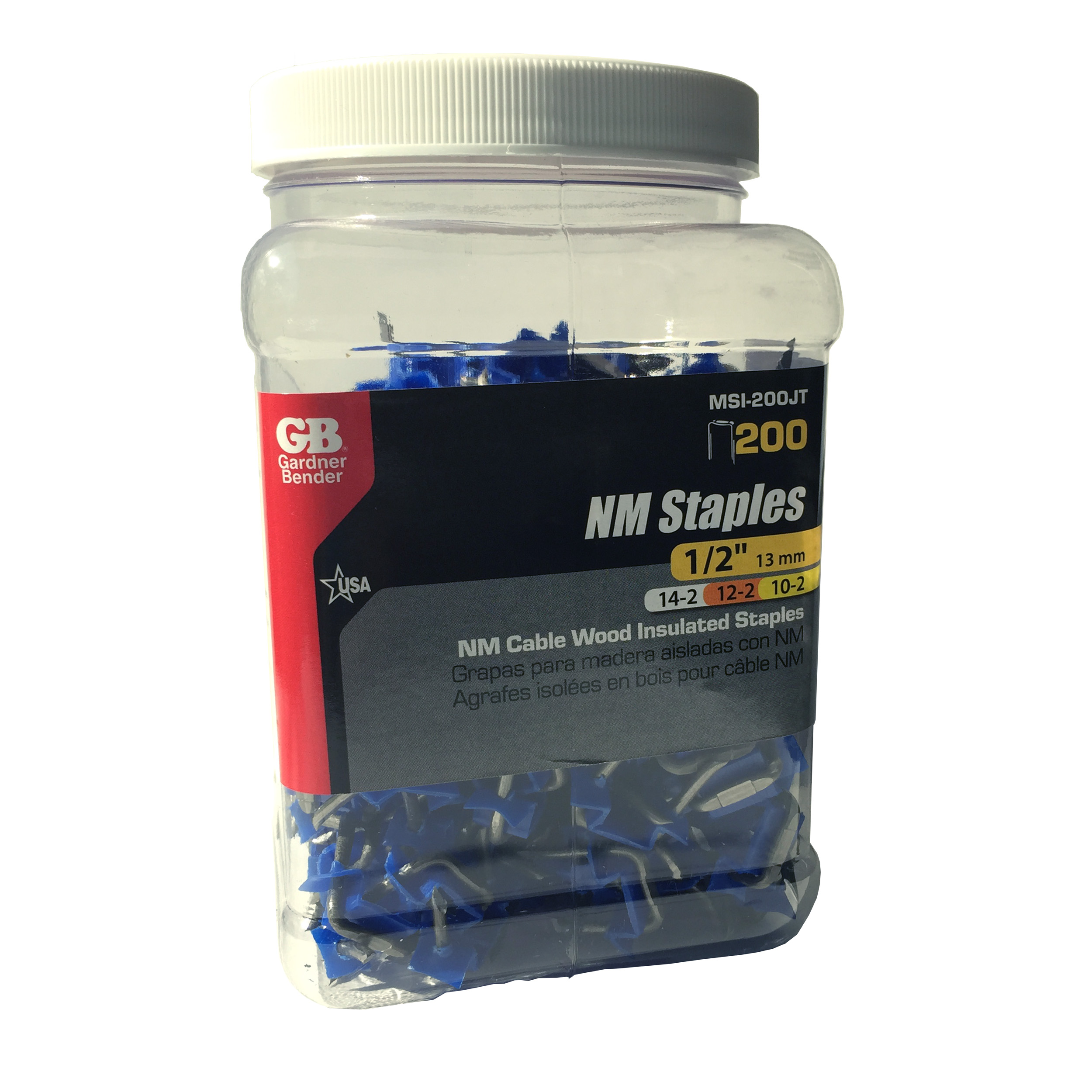 1/2 in (13 mm), Metal Staple w/Polyethylene Insulated Strap
