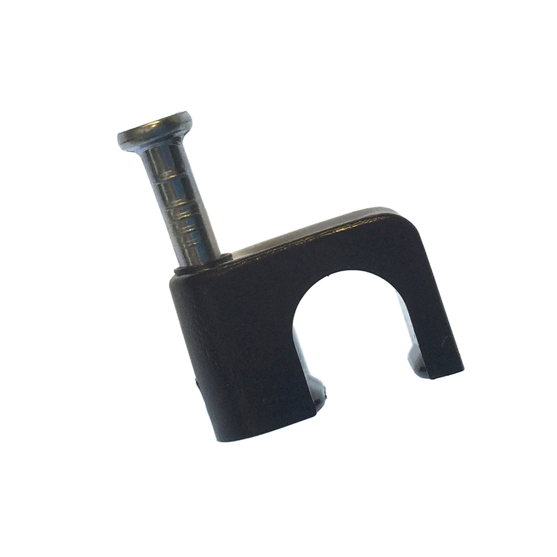 kkkページ 1/4 in. Black Polyethylene Clip-On Coaxial Masonry Staples (25-Pack)