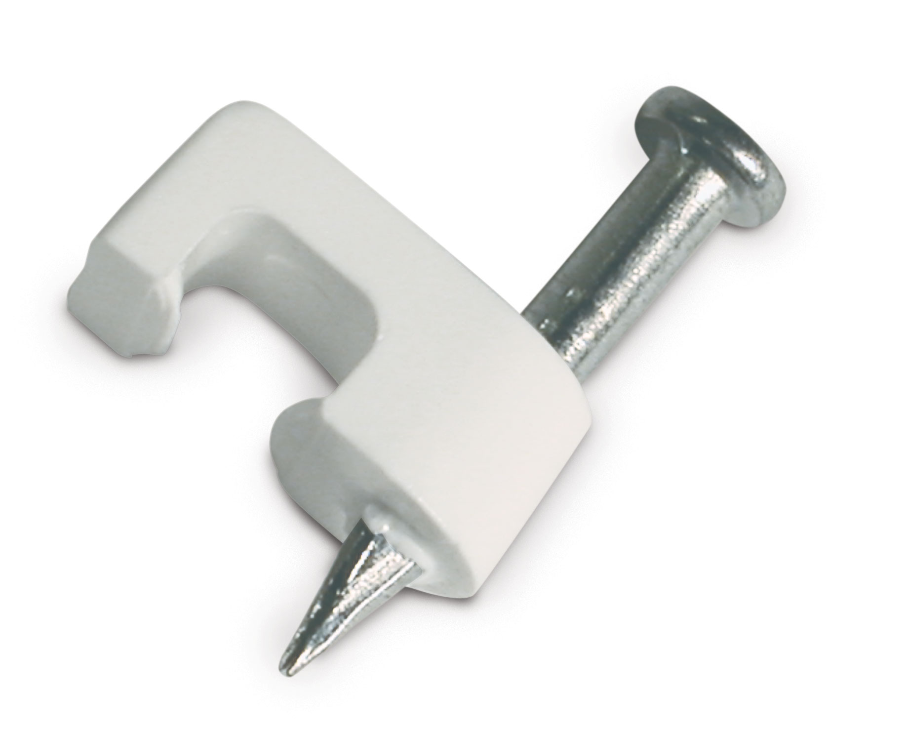 3/16 in (5 mm), Polyethylene Staple, Secures Low Voltage/Bell/Speaker