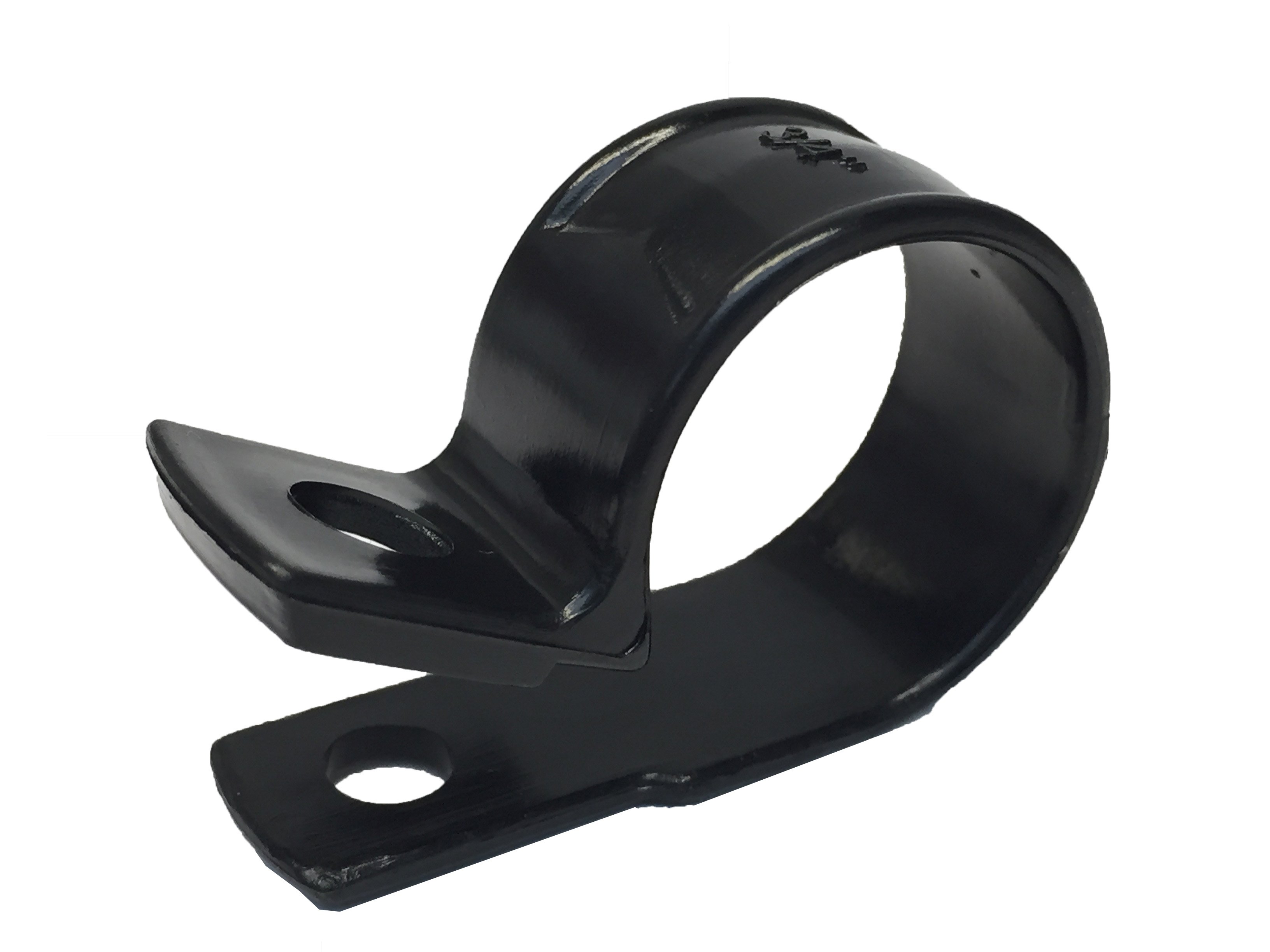 Plastic Cable Clamp, 3/4" Dia, Smooth Edge, Fast Install, Screw or Nail