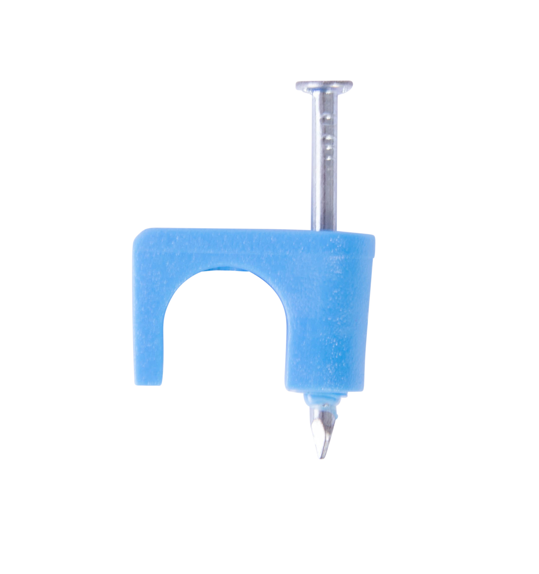 1/4 in. (6mm) Poly Data Cable Staple, Secure CAT3, CAT5 RJ11, RJ12