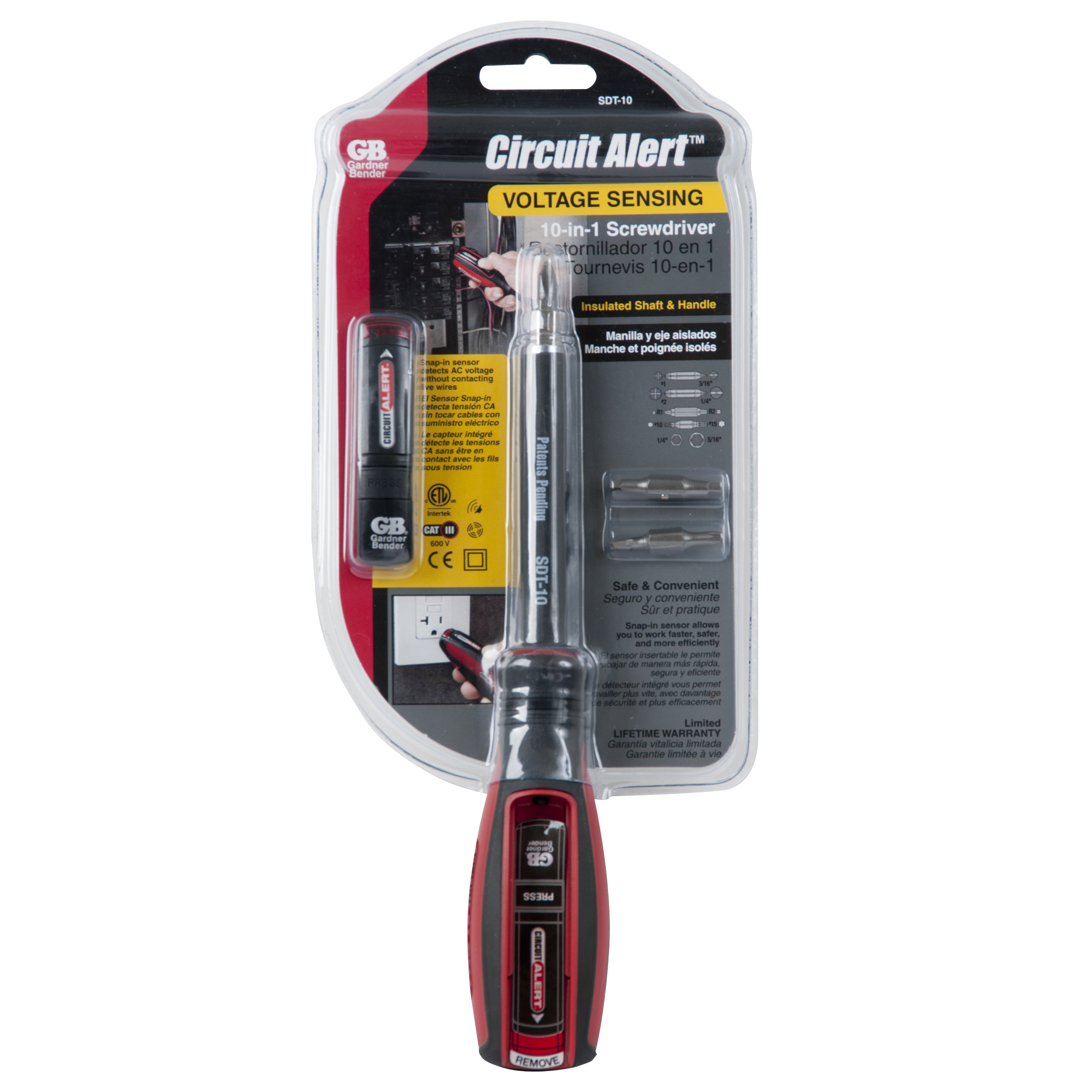 Circuit Alert Voltage Sensing Screwdriver 10-in-1