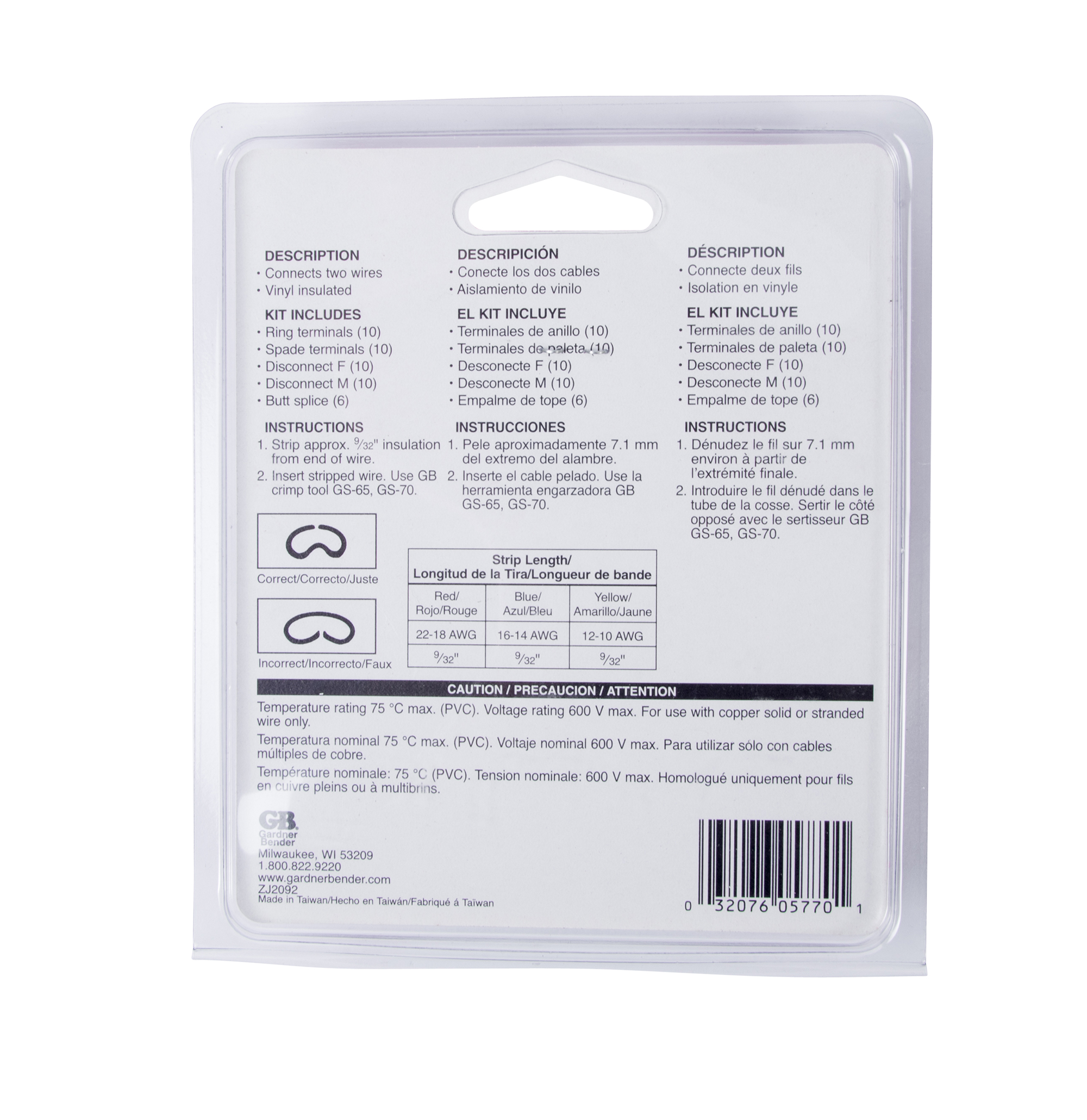 Lot De 75 Connecteurs Anneau Vinyles 18-22 AWG - Pour Sertissage - Terminaux électriques Neufs