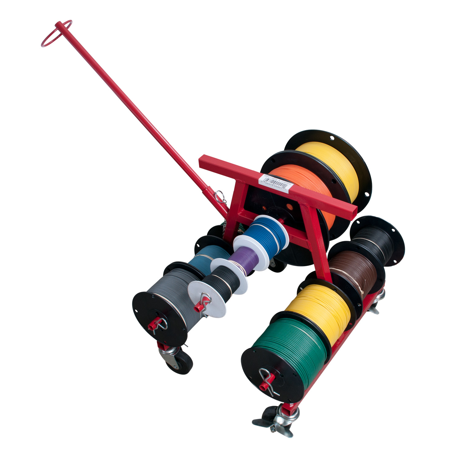 Portable Wire Caddy with Casters