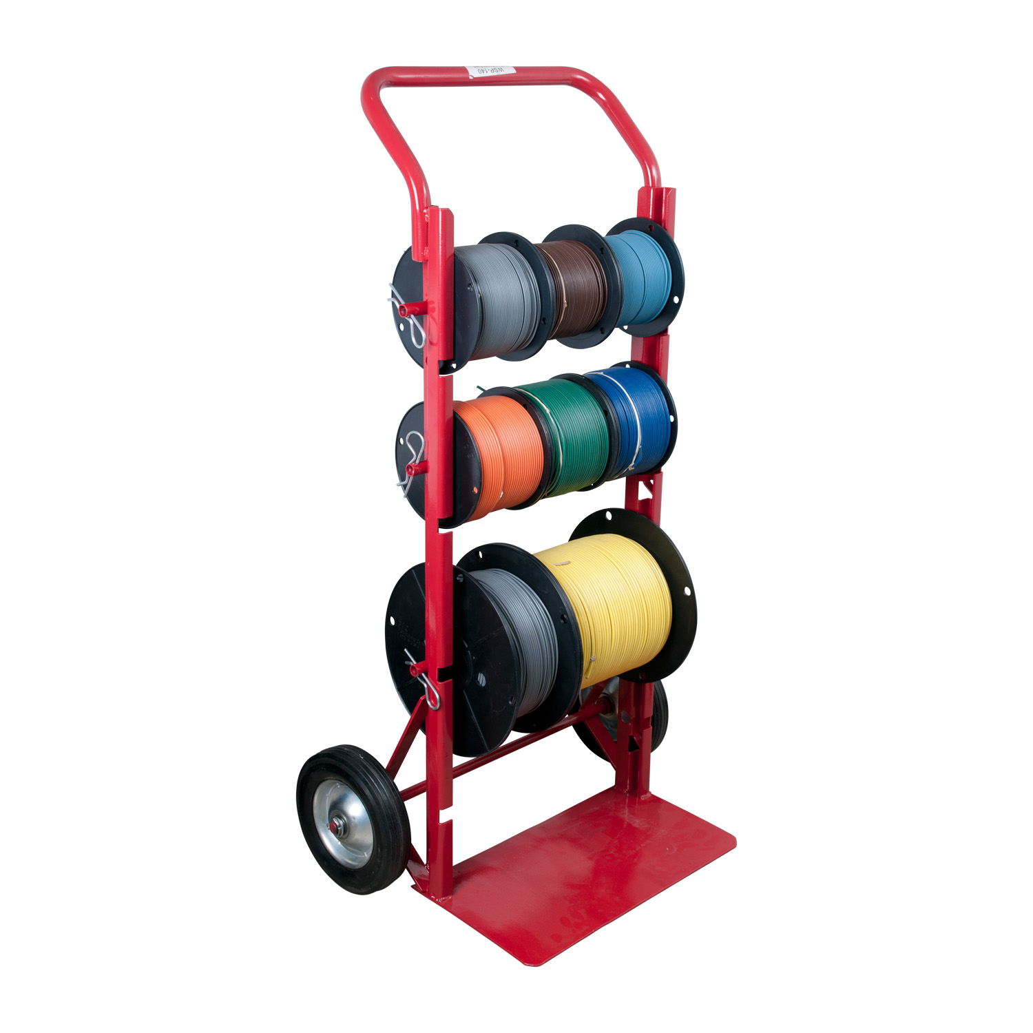 Spool Caddy Cart with WSP-100E Hand Wire Caddy