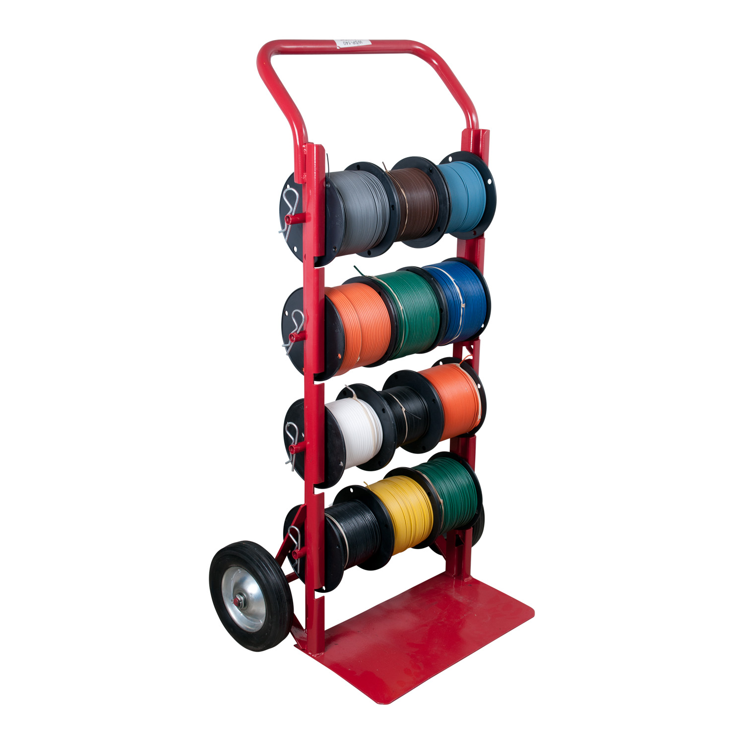 Spool Caddy Cart with WSP100E Hand Wire Caddy
