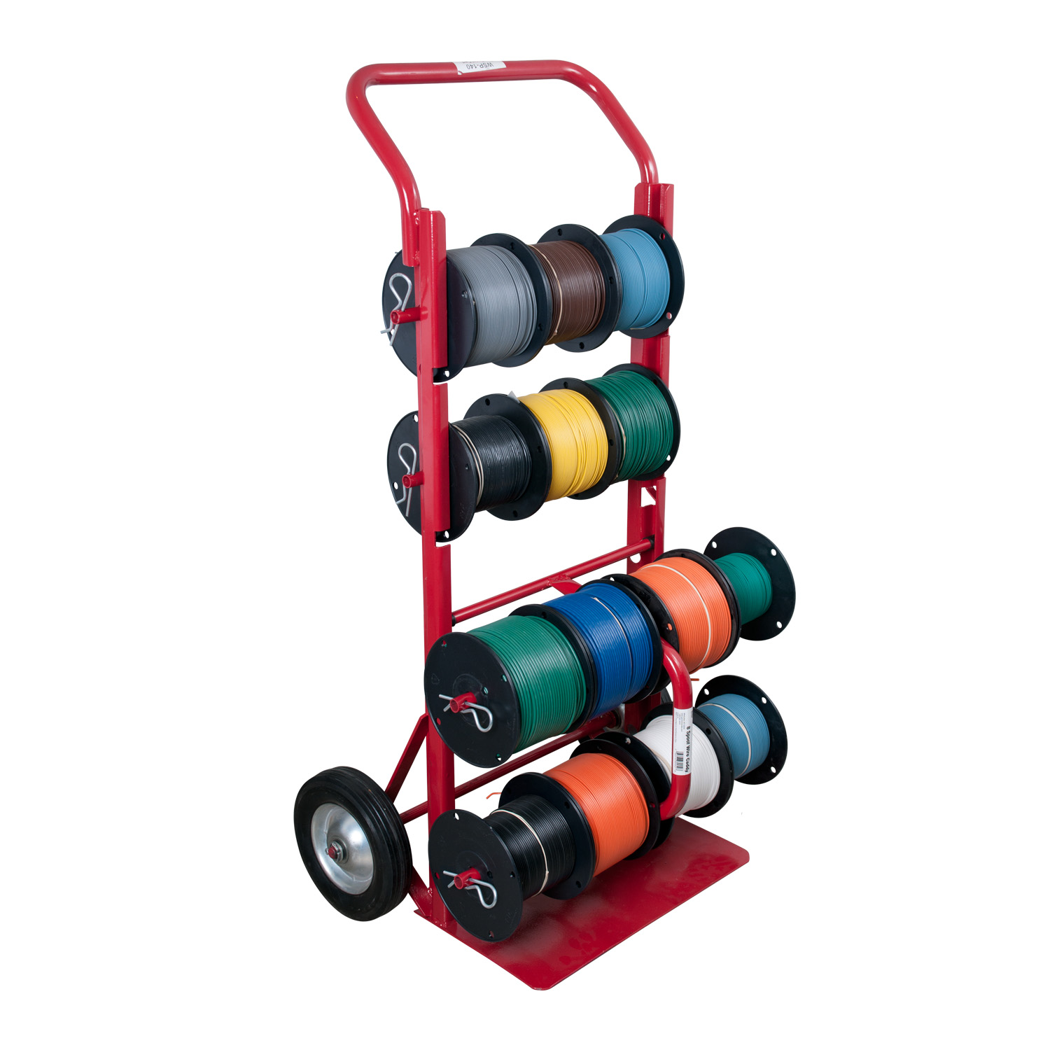 Spool Caddy Cart With WSP 100E Hand Wire Caddy spool-caddy-cart-with-wsp-100e-hand-wire-caddy