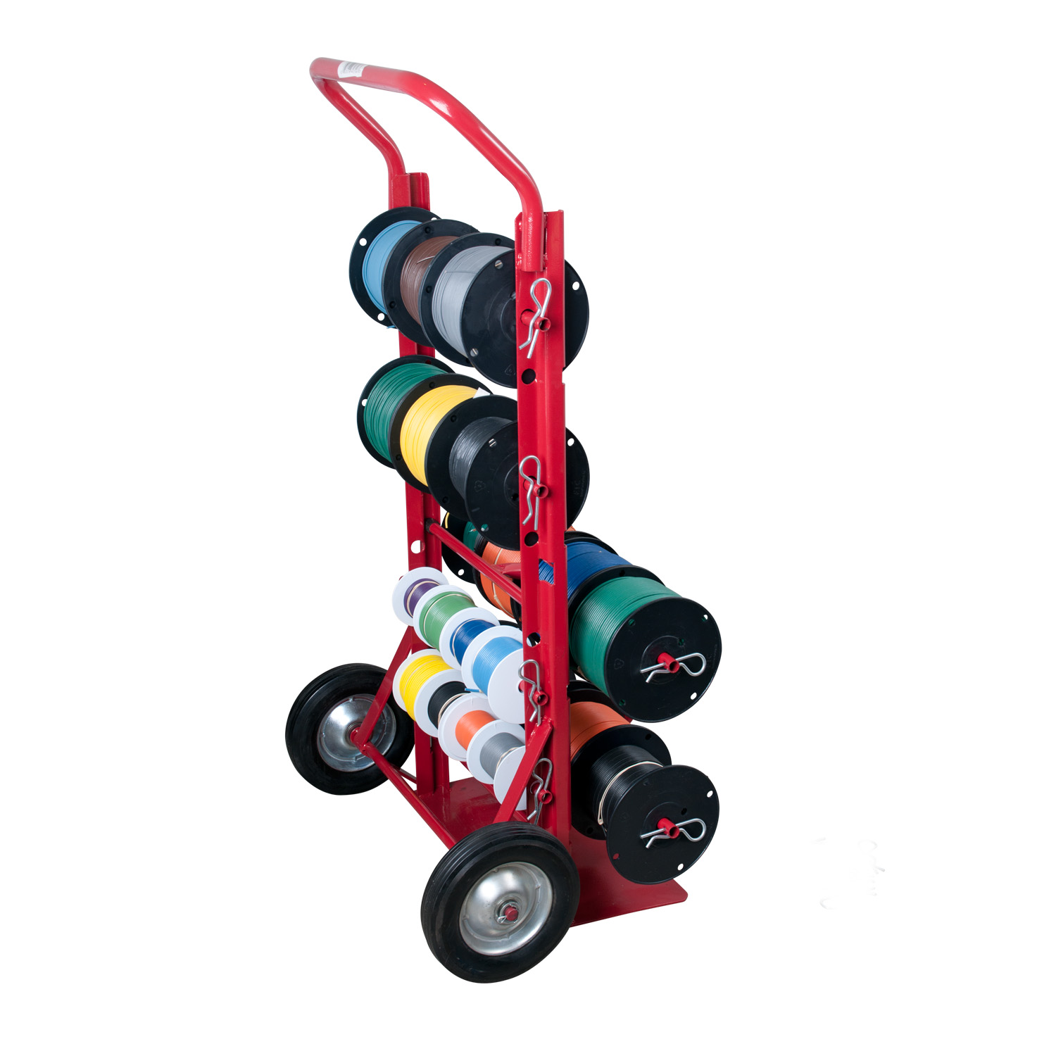 Spool Caddy Cart with WSP100E Hand Wire Caddy